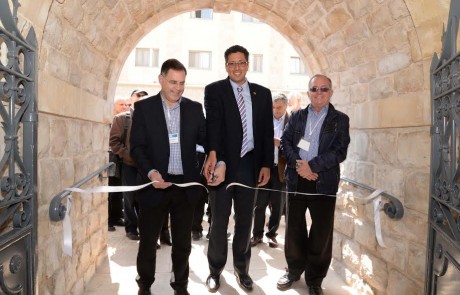 אירוע היסטורי בצפת: בית השער במתחם בוסל שוחזר מחדש