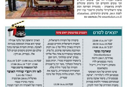 תרבות ופנאי השבוע: יוצאים לבלות