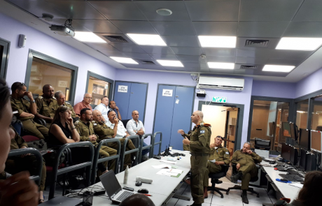 נציגי מבואות החרמון השתתפו בתרגיל סימולטור לשעת חירום בפיקוד העורף