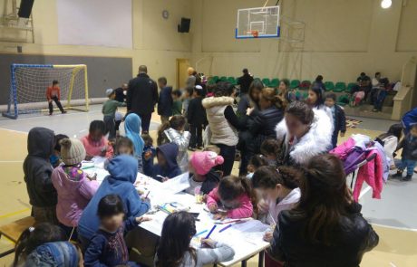 עשרות ילדים ובני נוער השתתפו בפעילות חברתית שהתקיימה בצפת במסגרת פעילות "מצחקחוצ" של המכללה האקדמית צפת
