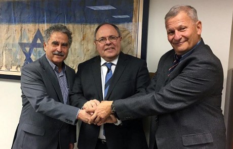 נשיא המכללה האקדמית בצפת שהה בארה"ב לגיוס משאבים היה אורחו של דני דיין הקונסול בניו יורק
