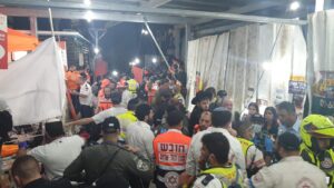 אסון מירון כוחות הצלה